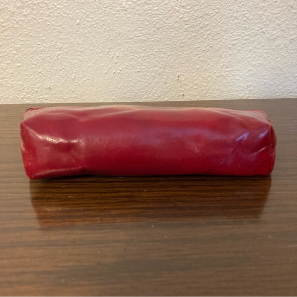 Unbranded All Leather Tapered (7”-5.5”) with Zipper Makeup Bag - Picture 7 of 11